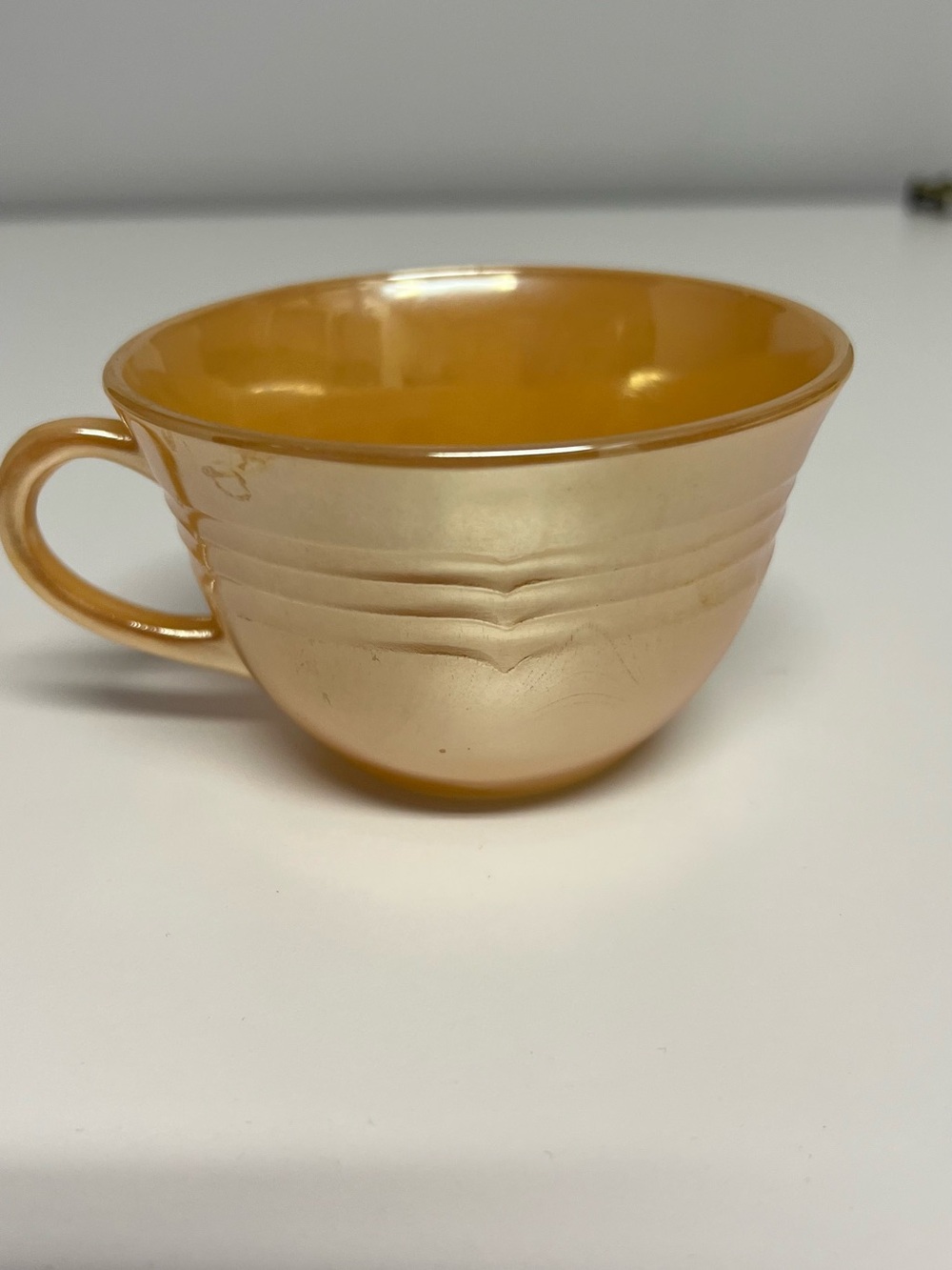 Fire King Orange Tea Cup